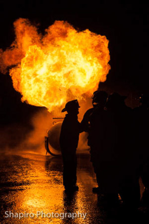 propane training in Buffalo Grove IL firefighter training propane fire